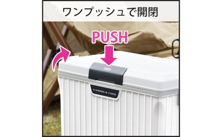 ギャラシー　ベリアスクーラーボックス　9L　ホワイト/ホワイト【010S020】