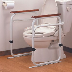 トイレ用アーム ホワイト 燕三条製 トイレ補助 バリアフリー 介助 bwsSELECTION [ビーワーススタイル]【050S002】