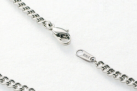  純チタン ネックレス 50cm チタン [leger（レジエ）]【028P001】