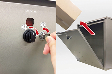 宅配ボックス＆スタンドセット 大容量で戸建てにも好評 [グリーンライフ]