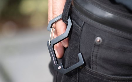 [RUNWELL] SAVER Stainless カラビナ バックハンガー ドアオープナー マルチフック ボトルオープナー 【010S237】