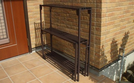 Green Garden 組立式 グリーンスペース【花しま専科】 玄関 ガーデニング 鉢台 【110S003】