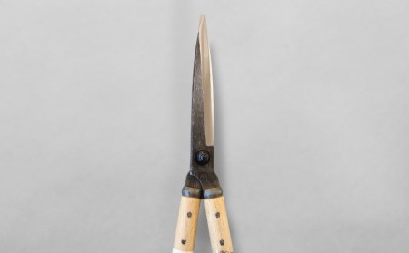 喜八作「刈込鋏」210mm 日立安来鋼青紙 - 越前本手打包丁と農具