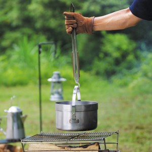 [ベルモント] SUS Hibasami(火ばさみ) ステンレス製 火バサミ キャンプ用品 アウトドア用品 防災 防災グッズ 防災用品 【015S086】