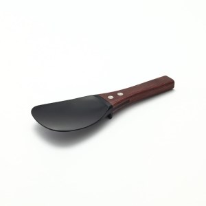 黒しゃもじ“いつまでも”くっつかない しゃもじ フッ素加工しゃもじ キッチン用品 新生活 一人暮らし 燕三条製 しゃもじ(黒/茶) [プリンス工業] 【025S023】