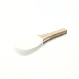 白しゃもじ“いつまでも”くっつかない しゃもじ フッ素加工しゃもじ キッチン用品 新生活 一人暮らし 燕三条製 しゃもじ(白/生成り) [プリンス工業] 【025S025】