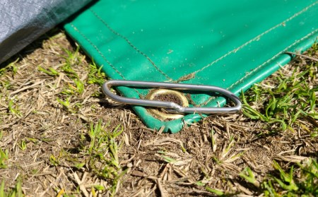 ハンマー不要の回転式ペグ [くるくるペグ] ミニタイプ 10本セット 燕三条製 キャンプ用品