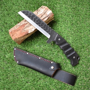 [山人] 鉈ナイフ 剛剣 145mm 牛革ケース入 フルタング キャンプ アウトドア ナタ 燕三条製 【081S006】