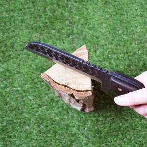 [山人] 鉈ナイフ 剛剣 145mm 牛革ケース入 フルタング キャンプ アウトドア ナタ 燕三条製 【081S006】