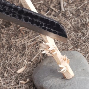 [山人] 鉈ナイフ 剛剣 145mm 牛革ケース入 フルタング キャンプ アウトドア ナタ 燕三条製 【081S006】