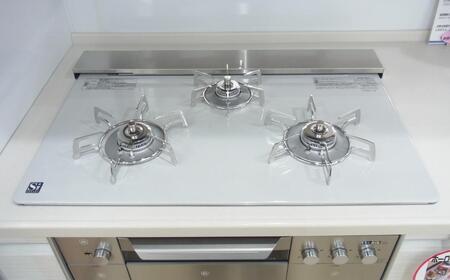 ステンレス伸縮式コンロ奥ラック 薄型 ［幅60～90cm］ トリプルワイド3連対応 キッチン用品 収納 シンプル 燕三条製 【019S048】