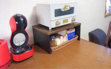 洗えるバスケット付木棚トースターラック 20cm キッチン用品 シンプル おしゃれ 収納 燕三条製 【033S021】