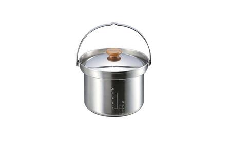 3層鋼 段付ライスクッカー(5合) クッカー CAPTAIN STAG キャプテンスタッグ キッチン用品 アウトドア用品 キャンプ用品 防災 防災グッズ 防災用品 【013S070】