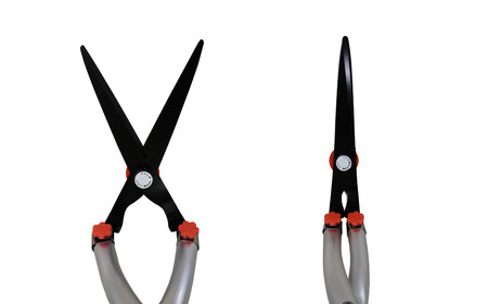 立ち作業用草刈りハサミ 草刈り鋏 ガーデニング 除草 燕三条製 [株式会社オビタス]【013S072】