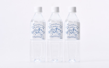 ナチュラルミネラルウォーター 山と雪のうるおい 500ml×48本 軟水 天然水 ミネラルウォーター ナチュラルミネラルウォーター 飲料水 湧水 防災用品 防災グッズ【014S061】