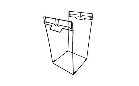 ゴミ袋スタンド シンプル ごみ箱 ゴミホルダー 組立式 燕三条製 [株式会社オビタス]【010S368】