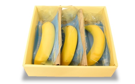 【雪国新潟産バナナ】3本（350g）濃厚な甘さともっちり食感！安心安全の越後バナーナ[ZB325]