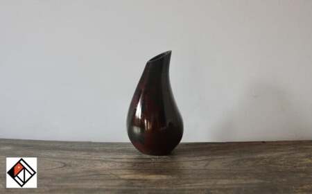 【新潟県伝統的産業品認定 斑紫銅】斑紫銅花器 しずく[ZC403]