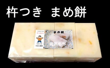 【12/9決済完了分まで年内発送】杵つきもち 24枚（白餅・よもぎ餅・まめ餅 各8枚） 切り餅 食べ比べ[Y0287]