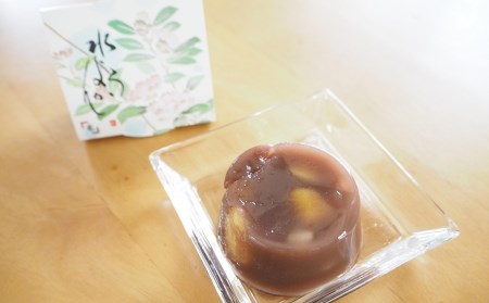 老舗あんこ屋が作る「水ようかん（こし・栗・かのこ）」詰合せ 12個入[ZB429]