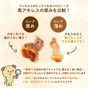 無添加 馬アキレスロング 250g×1袋 薄め [ペットフード ドッグフード ペットフード ドッグフード] KT014