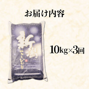 【3回定期便】令和7年産 コシヒカリ 10kg 定期便 精米 白米 【玄米対応不可】