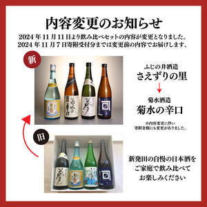 日本酒 人気の地酒 720ml×4本 飲み比べ 日本酒 日本酒おすすめ 新潟県 日本酒 新発田市 菊水 王紋 金升