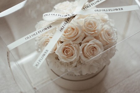 ダズンローズボックス【 バラ プリザーブドフワラー 花束 フラワーアレンジメント ドライフワラー 父の日 ギフト プレゼント 花 G10 】