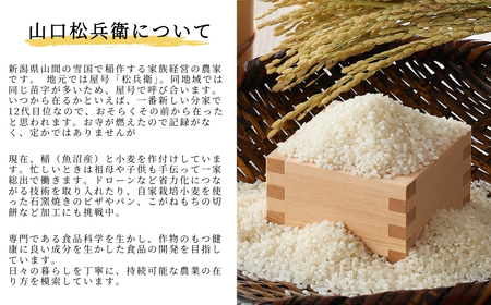 魚沼産コシヒカリ 5kg 山口松兵衛 従来品種 | 新潟県 魚沼 令和7年
