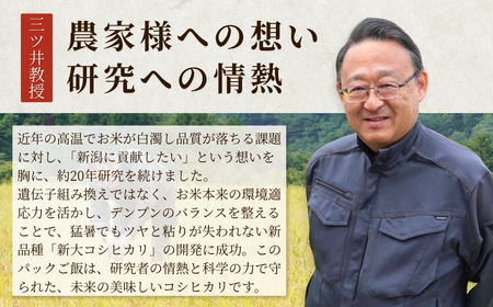 新大コシヒカリ パックご飯 180g×30個 たかの | パックご飯