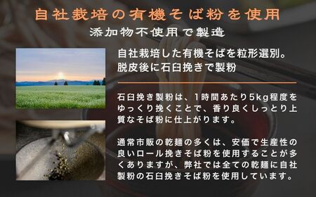 雪室蕎麦 乾麺 蕎麦 180g×12個 イチカラ畑