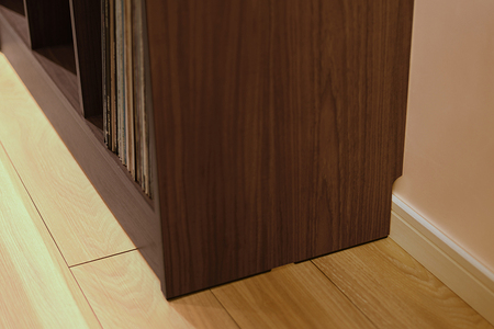 レコードディスプレイラック RCS1030N 木目ナチュラル