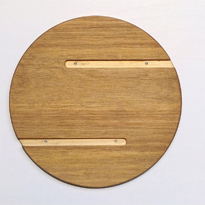 ウォールシェルフ「満月」 《高さ約340×幅約470×奥約55（mm）》 手作り 家具 インテリア インテリア雑貨 木製 無垢材 ミツロウオイル シンプル おしゃれ 加茂市 吉建