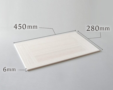 KIRI Place Mat（2枚組）【ホワイト】《1枚のサイズ：450×280×6（mm）》ランチョンマット プレースマット テーブルコーディネート 敷物 木製 無垢材桐 天然木 お手入れ簡単 加茂市 朝倉家具 ランチョンマット ランチョンマット ランチョンマット ランチョンマット ランチョンマット