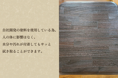 【受注生産品】桐製２人掛けダイニングテーブル 《W700×D800×H700(mm)》 家具