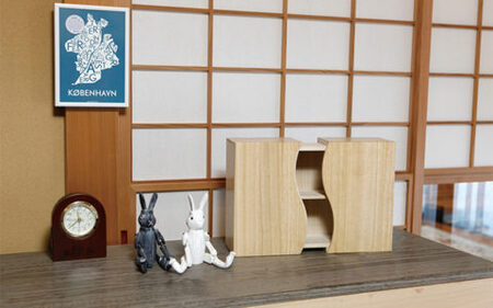 総天然桐 桐箱「想ひ凾（おもいはこ）クリア」《サイズ（外寸）mm：W300（最小）～W510（最大）D112 H250》