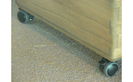 総国産桐材で製作した三段衣装ケース(キャスター付)《サイズ:W94cm×D44cm×H60cm》重さ約10kg