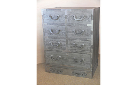 からくり手許箪笥 職人手作りの工芸品《サイズ:W55cm×D39.5cm×H72cm》重さ:約25kg インテリア 加茂市 高橋芳郎タンス店