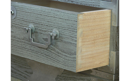 からくり手許箪笥 職人手作りの工芸品《サイズ:W55cm×D39.5cm×H72cm》重さ:約25kg インテリア 加茂市 高橋芳郎タンス店