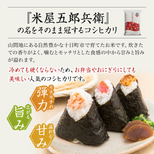 米 コシヒカリ 米屋五郎兵衛 2kg 選べる 配送時期 精米 白米 お米 魚沼産コシヒカリ 新潟米 新潟 十日町市 2kg令和7年12月下旬