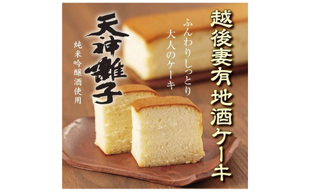 越後妻有地酒ケーキ 天神囃子1本入れ 4,200円