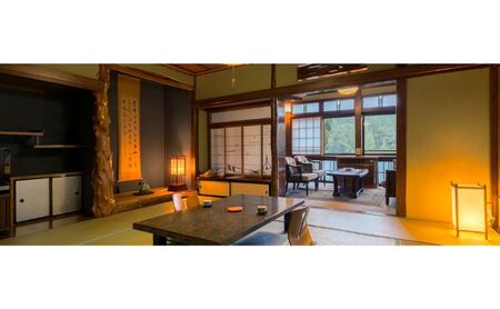 【登録有形文化財】宮大工の造った木造三階客室 平日限定ペア宿泊券 旅行 宿泊補助券 チケット 新潟