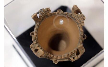 縄文火焔型土器ミニレプリカ 雑貨 置物 