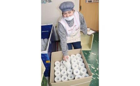 トイレットペーパー定期便「包装なしC」【障がい者支援の返礼品】 雑貨 日用品 生活支援 サポート 