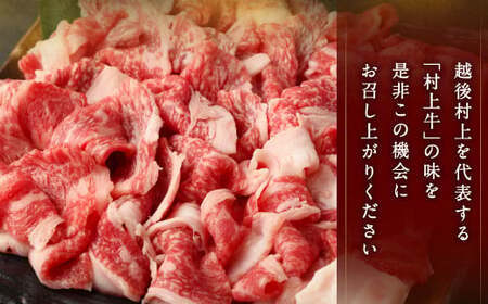 どんな肉料理にもオススメ！ 村上牛100％切り落とし500g 1021002
