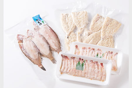 A318 ヤナギカレイの一夜干しとフライセット
