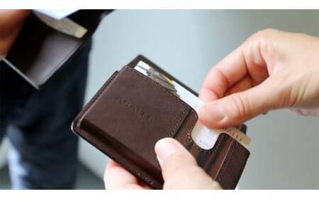 【こだわりの革アイテム】名刺ケース（チョコ）1087018   革製品 レザー 名刺入れ