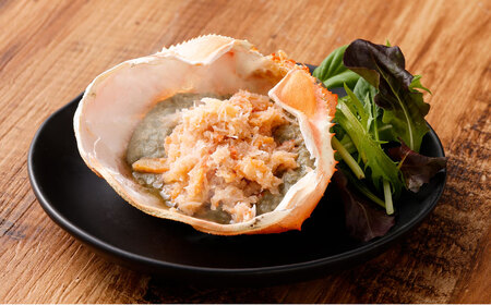 カニみそ甲羅盛り＆カニ甲羅グラタン カニ三昧セット 1095002