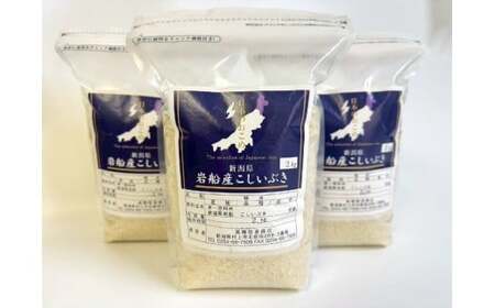 【数量限定】【令和7年産米新潟県村上市岩船産 こしいぶき 6kg　1099001