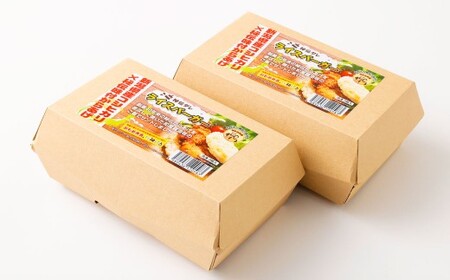 かもめ弁当の「唐揚げライスバーガー」4個　1096002